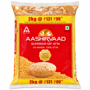 Aashirvaad Atta 2 kg front product image