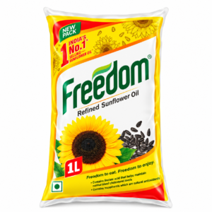 Freedom Refined Sunflower Oil 1 L - Front